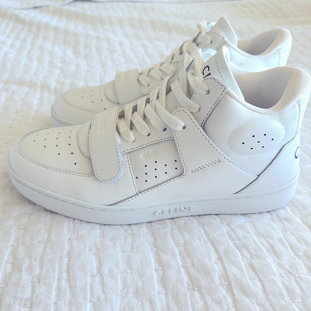 Celine CT-02 Mid Sneaker with scratch in calfskin